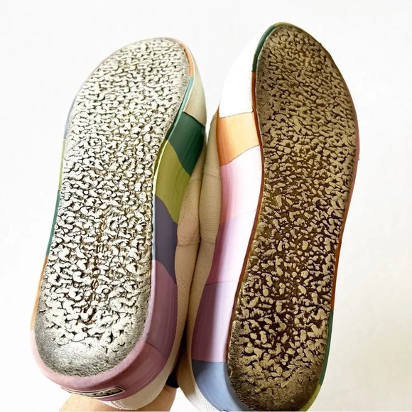 Superga Pastel Colorblock Platform Sneakers Canvas Women’s Size 39.5‎ EU 8.5 Uni - Picture 3 of 12